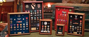 Custom designed Military shadow box